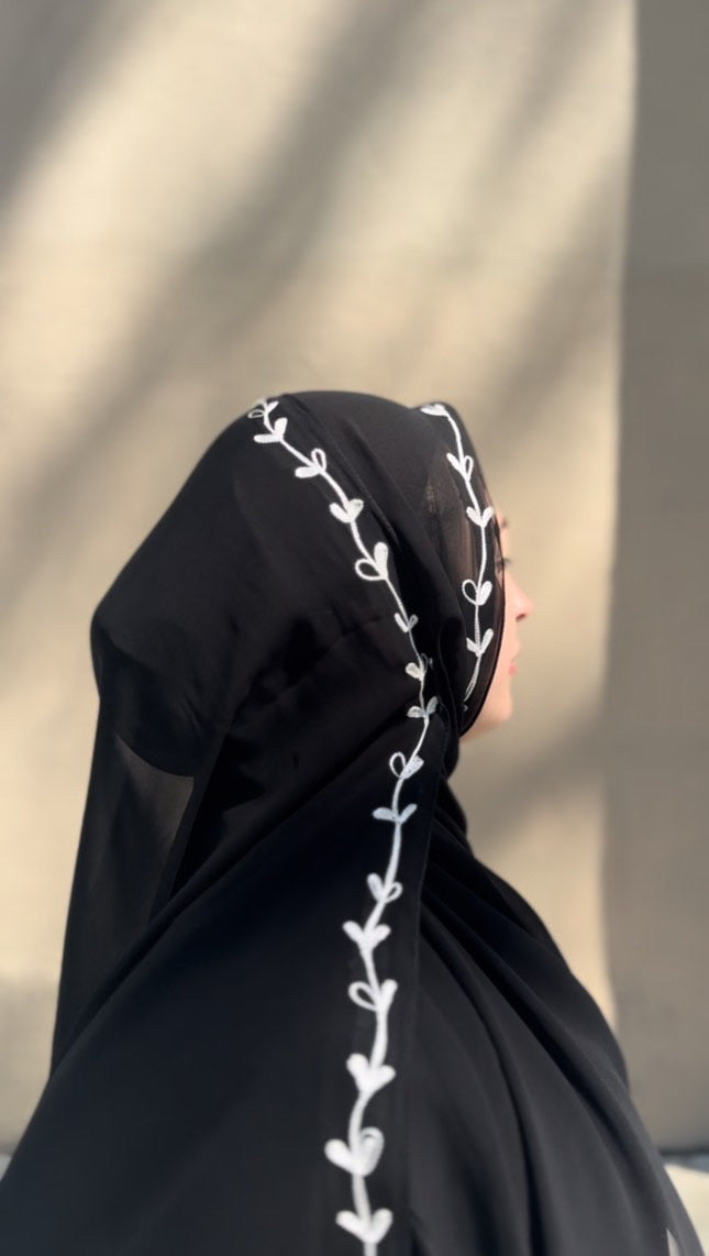 Embroidered Salwa Abaya