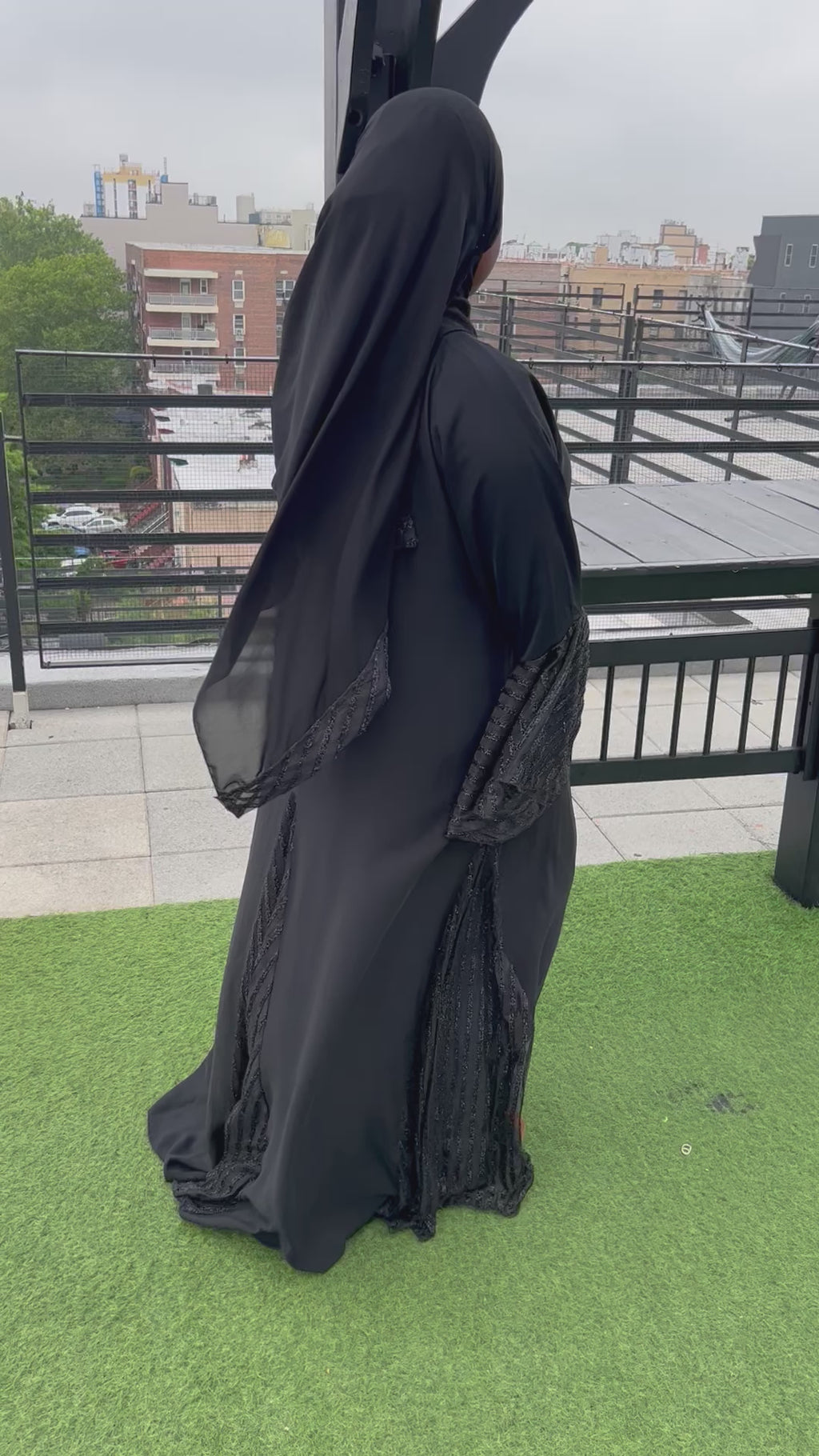 Black Elegance Abaya
